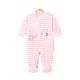 GIRL ROMPER PINK STRIPED ELEPHANT