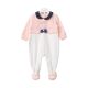 GIRL ROMPER CREAM VELVET CUTE KITTY