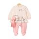 GIRL ROMPER SALMON PINK A DAY WITH MOMMY