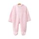 GIRL ROMPER PINK FLEECE SHIMMERY HOODED