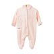 GIRL ROMPER PEACH FLEECE HAPPY RAIN HOODED