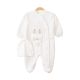 GIRL ROMPER WHITE VELVET PLUSHY BUNNY