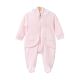 GIRL ROMPER BABY PINK VELVET HOODED