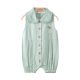 GIRL ROMPER MINT GREEN BUTTONED LACEY
