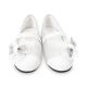 GIRL SHOES WHITE FANCY BOW