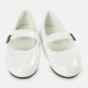 GIRL SHOES GLOSSY WHITE
