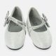 GIRL SHOES SILVER TEXTURED