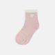 GIRL SOCKS DUSTY PINK BOW PRINT