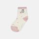 GIRL SOCKS WHITE-PINK BUNNY