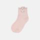 GIRL SOCKS PINK WOOLEN BUNNY