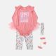 GIRL SUIT PINK ALWAYS BELIEVE IN YOU SET