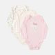 BODY SUIT PK-5 F/S SLEEPY BEAR FULL SLEEVES PINK