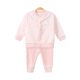 GIRL SUIT PEACH STRIPES BEAR