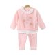 GIRL SUIT PEACH FLORAL