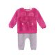 GIRL SUIT MAGENTA SHIMMERY KITTY