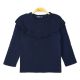 GIRL SWEATER / SWEAT T-SHIRT NAVY KNITTED