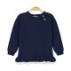 GIRL SWEATER / SWEAT T-SHIRT NAVY POLO KNITTED