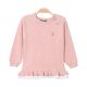 GIRL SWEATER / SWEAT T-SHIRT PINK POLO KNITTED