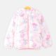 GIRL JACKET PINK BUNNY PUFFER HOODDED