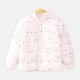 GIRL JACKET SLEEPY BEAR PEACH PUFFER