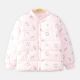 GIRL JACKET BUNNY THEME PINK PUFFER