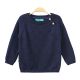 GIRL SWEATER NAVY KNITTED