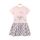 GIRL T-SHIRT PINK KITTY FROCK