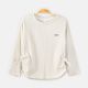 GIRL T-SHIRT SHIMMERY RUCHED OFF-WHITE