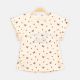 GIRL T-SHIRT CREAM BOW