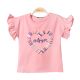 GIRL T-SHIRT CORAL HEART