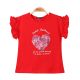 GIRL T-SHIRT RED HEART