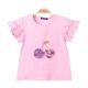 GIRL T-SHIRT PURPLE CHERRY