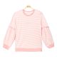 GIRL T-SHIRT PINK STRIPED BELIEVE