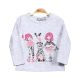 GIRL T-SHIRT MELANGE PLAYFUL CUTIE