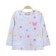 GIRL T-SHIRT MELANGE POLKA DOT