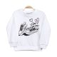 GIRL T-SHIRT WHITE AWESOME SNEAKERS