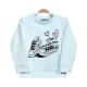 GIRL T-SHIRT MINT AWESOME SNEAKERS