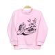 GIRL T-SHIRT PINK AWESOME SNEAKERS