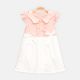 GIRL ROMPER GOLDEN HEART PINK AND WHITE