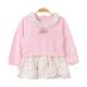 GIRL TOP BABY PINK FLORAL