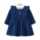 GIRL TOP NAVY TINY HEART