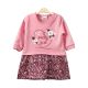 GIRL TOP PUNCH PINK PRETTY FLORAL