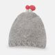 WINTER CAP GREY WOOLEN KNITTED