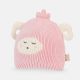 WINTER CAP DUSTY PINK SHEEP THEME