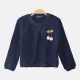 GIRL CARDIGAN NAVY BLUE CHERRY