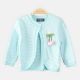 GIRL CARDIGAN SEA GREEN CHERRY