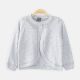 GIRL CARDIGAN GRAY SHIMMERY