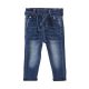 GIRL JEANS PANT DARK BLUE BUTTERFLY