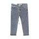 GIRL JEANS PANT BLUISH GREY BUTTERFLY