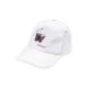 GIRL HAT WHITE SEQUINED BUTTERFLY